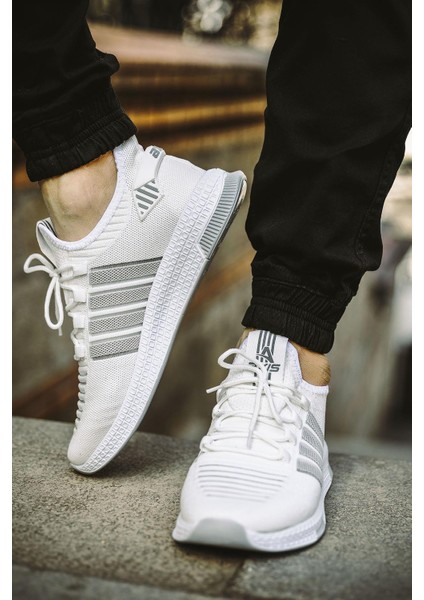 Ald Şerit Detaylı Kalın Taban Erkek Sneaker