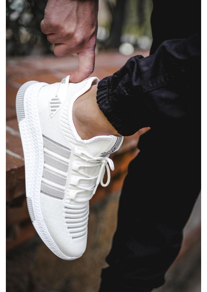 Ald Şerit Detaylı Kalın Taban Erkek Sneaker