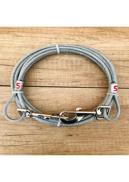 6 mm 5 Metre Köpek Bahçe Bağlama Halat