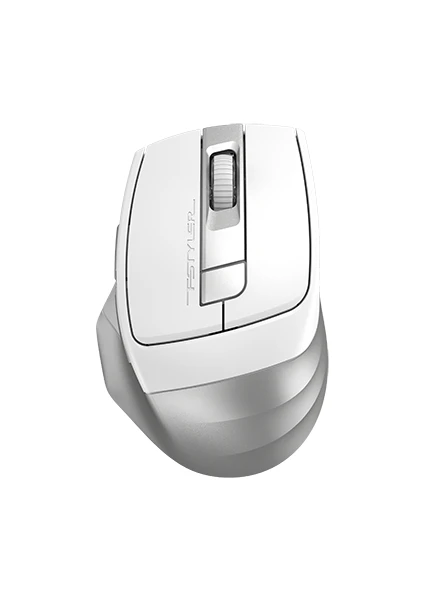 A4 Tech FB35C Beyaz Bluetooth+2.4g Nano Optik 2400DPI Şarjlı Mouse