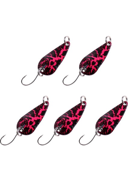 5 Adet Balıkçılık Lures Set Bakır Kaşık Sequins Metal Lures Sert Yemler Renk 3 (Yurt Dışından)