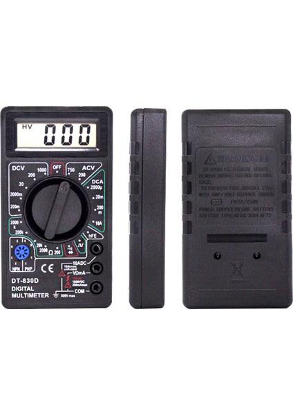 Dıgıtal Ölçü Aleti DT-830D
