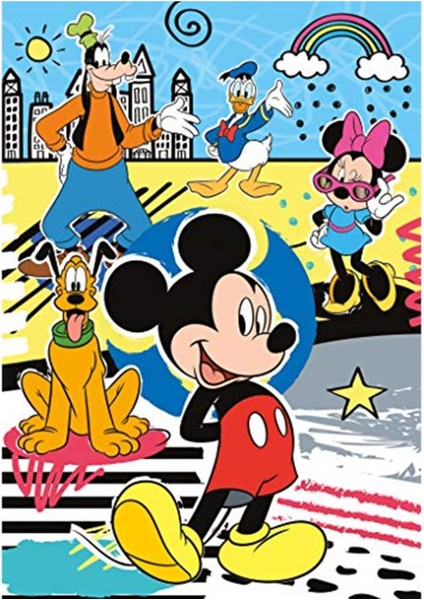 20157 Yapboz ve 3D Model, Disney Mickey, 104 Parça Çocuk Puzzle & Yapbo