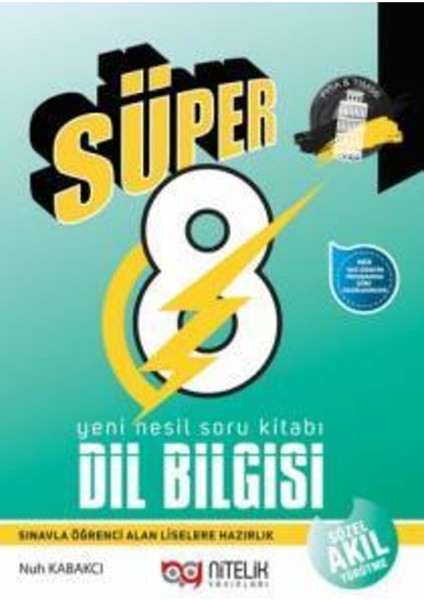 8. Sınıf Süper Dil Bilgisi Yeni Nesil Soru Kitabı