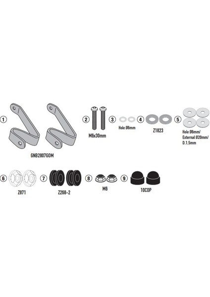 D1190KIT Honda Pcx 125 (21) Rüzgar Si̇perli̇k Bağlantisi