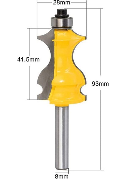 3 Adet 8mm Shank Mimari Kalıplama Freze Uç Seti Ağaç Işleme Şekli Freze Aracı(Yurt Dışından) fırsatları
