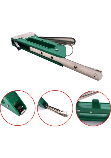 Mobilya Zımba Tabancası ve 400 Adet Zımba - Yeşil (Yurt Dışından) fırsatları