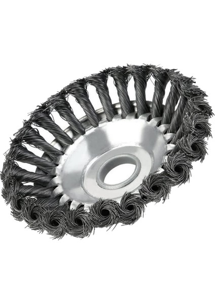 Koni Düğümlü Telli Çim Biçme Kesici Kafası, Metal Çim Biçme Makinesi Fırça Kesici Ataşmanı Için Ayıklama Tepsisi (6 Inç) fırsatları