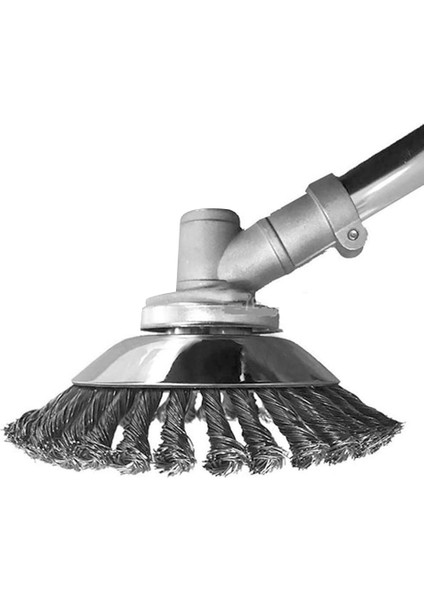 Koni Düğümlü Telli Çim Biçme Kesici Kafası, Metal Çim Biçme Makinesi Fırça Kesici Ataşmanı Için Ayıklama Tepsisi (6 Inç) indirimleri