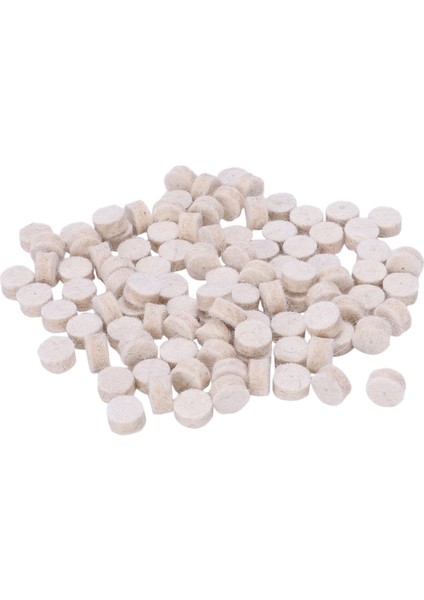 100 Adet Yün Keçe Parlatma Parlatıcı Yuvarlak Tekerlek Aracı + Dremel Döner Için 2 Şaft