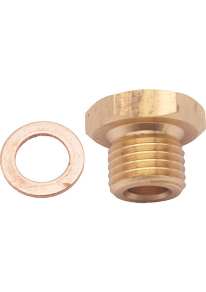 1/8 "npt Kadın Metrik M14X1.5 Erkek Yağ Basınç Göstergesi Adaptörü Pirinç (Yurt Dışından)
