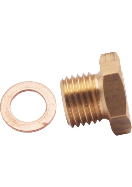 1/8 "npt Kadın Metrik M14X1.5 Erkek Yağ Basınç Göstergesi Adaptörü Pirinç (Yurt Dışından)