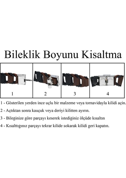 Erkek 315L Çelik Kemal Atatürk Imzalı Örgü Bileklik fiyatları