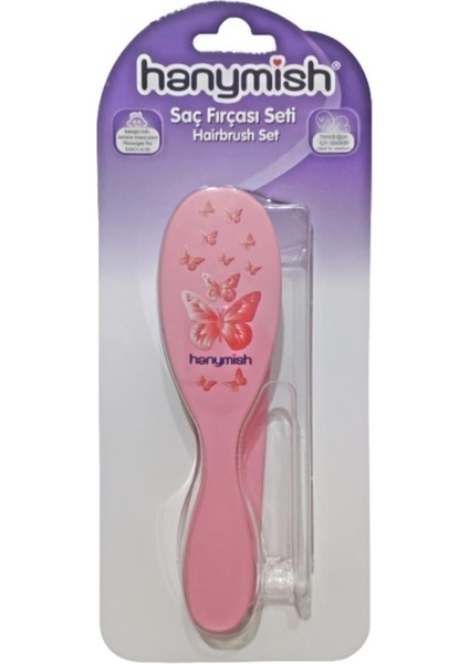 Bebek Saç Fırça Seti Pembe