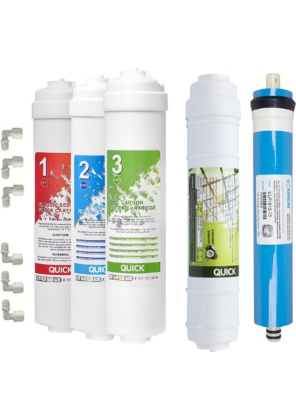 Ihlas Su Arıtma Cihazı Filtresi 5'li Set Uyumlu 5li