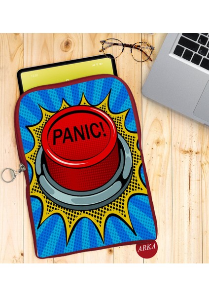 Gift Pop Art Tasarımlı Taşınabilir Koruyucu Tablet Kılıfı & Organizer Çanta - Kırmızı-16 fiyatları