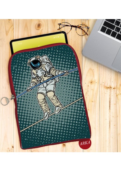 Gift Pop Art Tasarımlı Taşınabilir Koruyucu Tablet Kılıfı & Organizer Çanta - Kırmızı-9 fiyatları