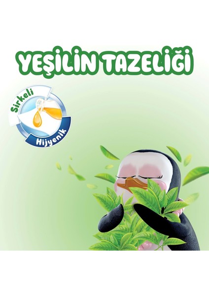 Islak Havlu Mendil Yeşilin Tazeliği 90 Yaprak Plastik Kapaklı 24 Lü Set 2160 Yaprak