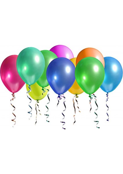 12 Inç Metalik 10 Adet Karışık Renk Balon