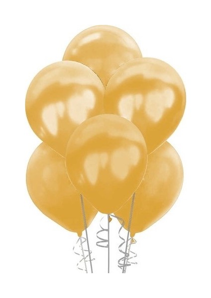 12 Inç Metalik Gold Balon 20'li