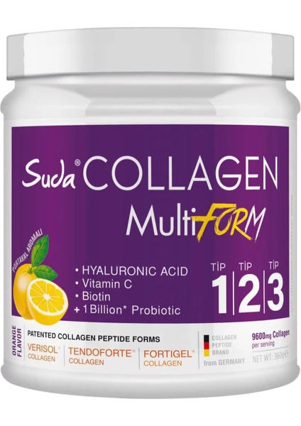 Suda Collagen Multiform Portakal 360 g