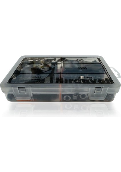 127 Parça M7 Akb Cıvata Seti + 11 Somun Adaptörü indirimleri