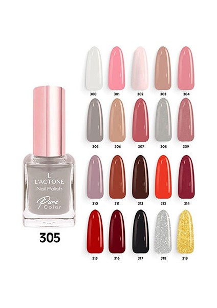 L'ACTONE Oje Nail Polish Pure Color 305