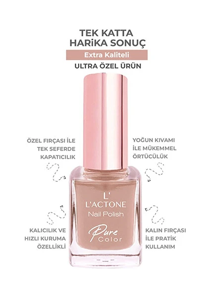 L'ACTONE Oje Nail Polish Pure Color 306