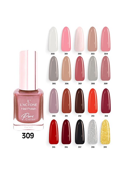 L'ACTONE Oje Nail Polish Pure Color 309