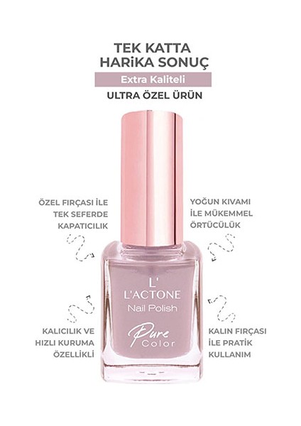 L'ACTONE Oje Nail Polish Pure Color 310