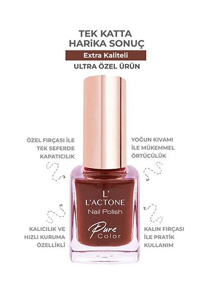 L'ACTONE Oje Nail Polish Pure Color 311