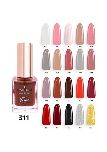 L'ACTONE Oje Nail Polish Pure Color 311