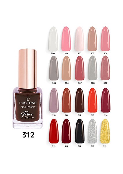 L'ACTONE Oje Nail Polish Pure Color 312