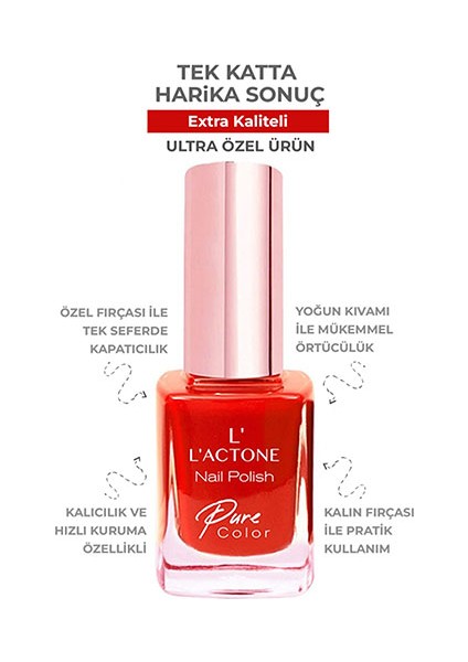 L'ACTONE Oje Nail Polish Pure Color 313