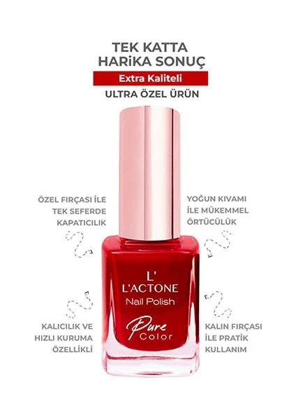 L'ACTONE Oje Nail Polish Pure Color 315