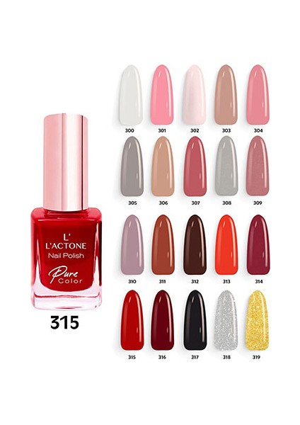 L'ACTONE Oje Nail Polish Pure Color 315