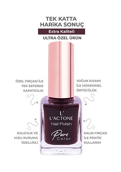 L'ACTONE Oje Nail Polish Pure Color 316