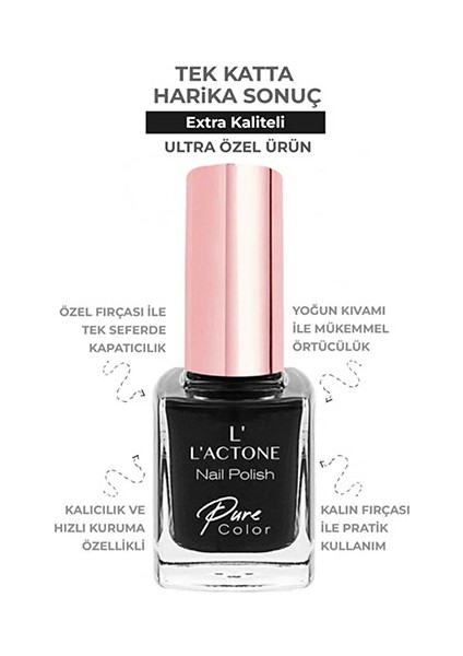 L'ACTONE Oje Nail Polish Pure Color 317