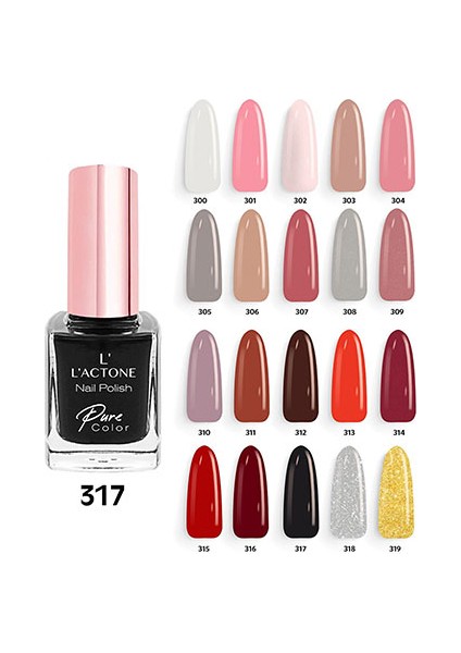 L'ACTONE Oje Nail Polish Pure Color 317