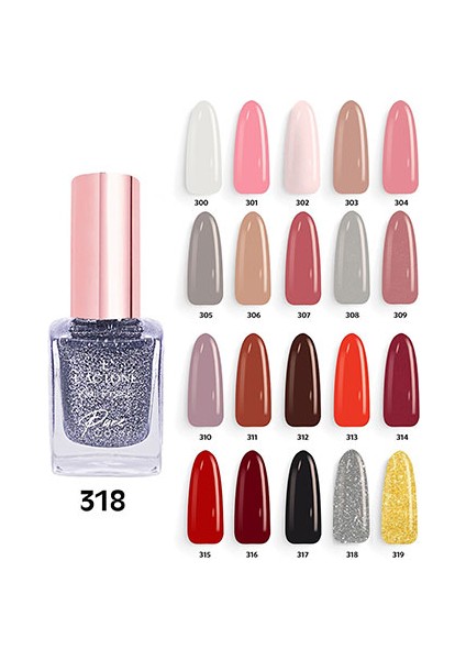 L'ACTONE Oje Nail Polish Pure Color 318