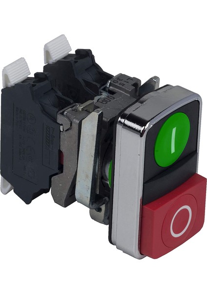 Schneider XB4BL73415 Ikiz Buton Kirmizi/yeşil 0-I 1na+1nk