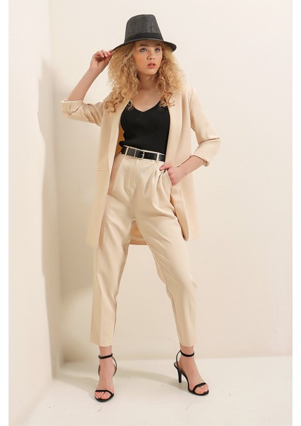 Kemerli Arka Lastik Pantolon modelleri