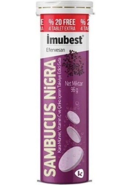 Sambucus Nigra 24 Efervesan Tablet