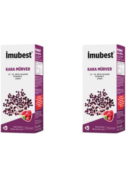 Kara Mürver Şurup 2X150 ml