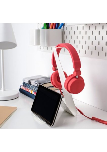 Kulaklık ve Tablet Standı,beyaz