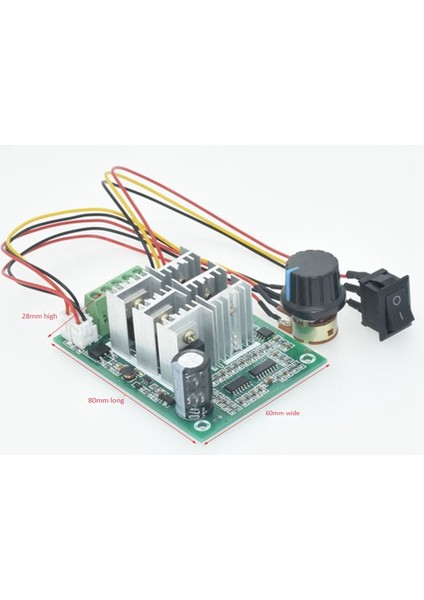 Dc 5V-36V 15A 3 Fazlı Fırçasız Motor Hız Kontrol Cihazı Motor Kontrolü D Cw Ccw Tersinir Anahtar Motor Sürücüsü(Yurt Dışından)