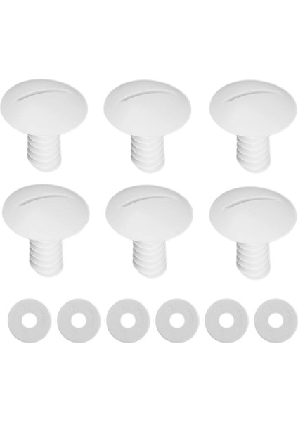6 Set Tekerlek Vidaları Kiti C55 C-55 Polaris 180 280 Serisi Havuz Temizleyiciler Için(Yurt Dışından)