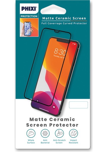 9h Matte Ceramic Apple iPhone 12 Ekran Koruyucu
