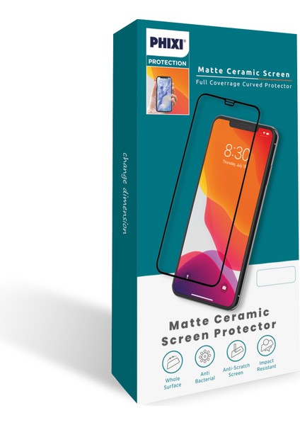 9h Matte Ceramic Apple iPhone 12 Ekran Koruyucu