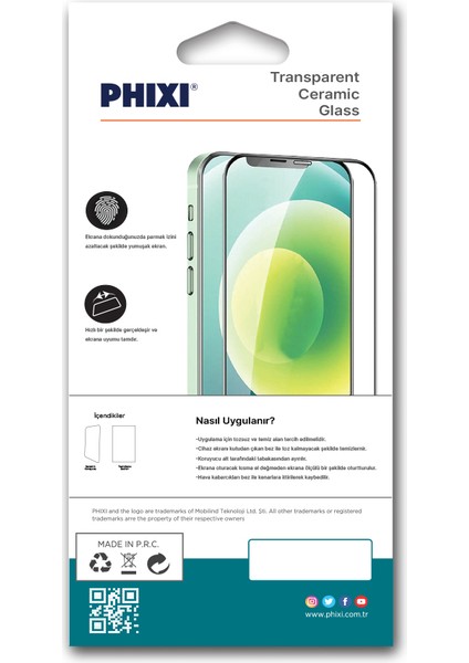 9h Matte Ceramic Apple iPhone 12 Ekran Koruyucu